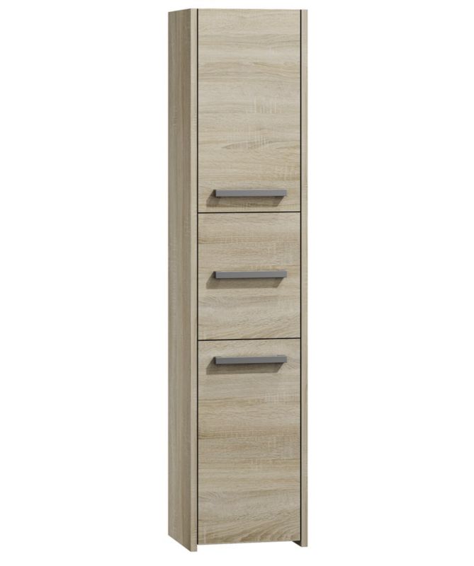 Szafka Łazienkowa Topeshop Regał Słupek S43 Dąb Sonoma 30x40x170 cm 1 szt.