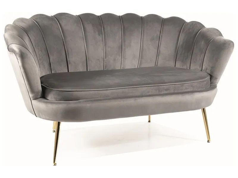 Sofa Signal CAMELLIA 2 VELVET szara 1 szt