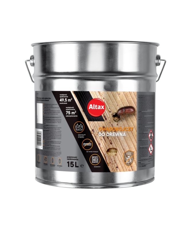Preparat owadobójczy do drewna Altax bezbarwny 15 l