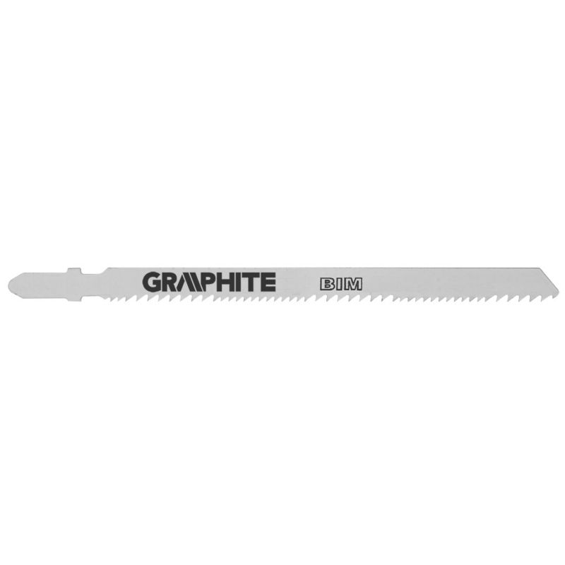 Brzeszczoty do wyrzynarki GRAPHITE do metalu, stali nierdzewnej i drewna 10/14TPI, uchwyt typu T, 2szt. 1 kpl