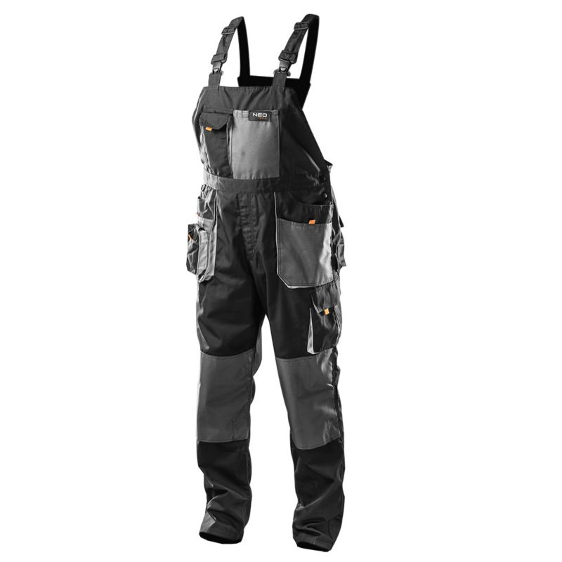 Spodnie robocze na szelkach unisex NEO TOOLS S kieszeń na smartfona 1 szt.