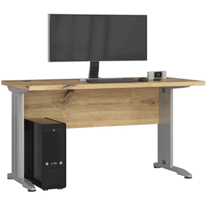 Biurko Akord BM135 Dąb Artisan 135 cm kolor Dąb Artisan mat 135x60x76 cm 1 szt.