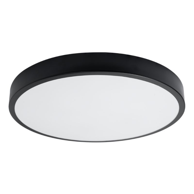 Plafon Sollux Lighting ONYX 60 czarny LED 3000K 1 szt.
