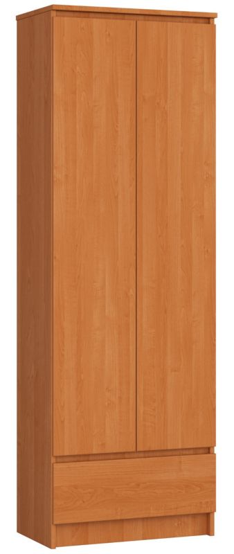Regał Akord R60 Olcha 60 cm 2 drzwi 1 szuflada kolor Olcha mat 4 półki 60x35x180 cm 1 szt.