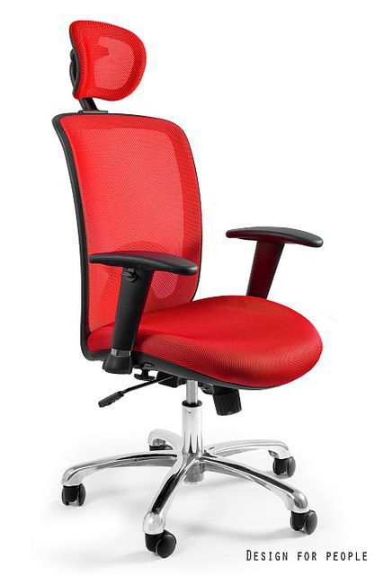 Fotel Unique biurowy EXPANDER czerwony 1 szt