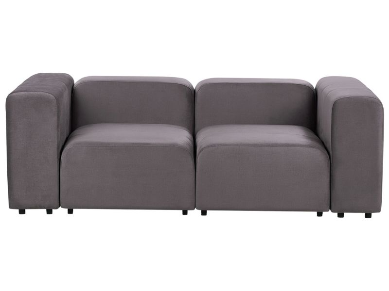 Sofa modułowa 2-osobowa welurowa ciemnoszara Falsterbo 1 szt.