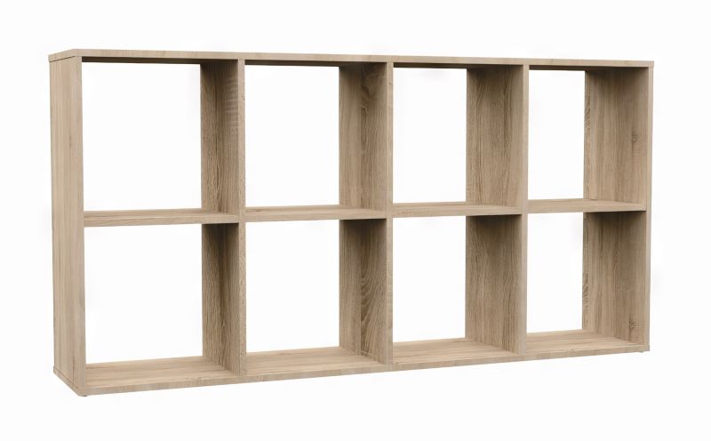 Regał Komorowy Topeshop Szafka Malax 2X4 Dąb Sonoma 30x147x75 cm 1 szt.