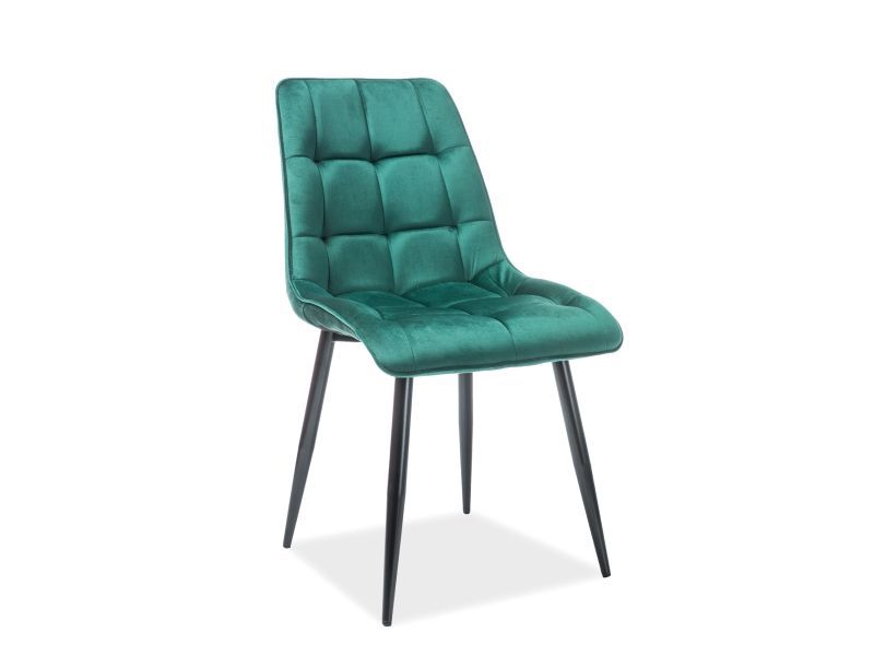 Krzesło Signal CHIC VELVET zielone 1 szt