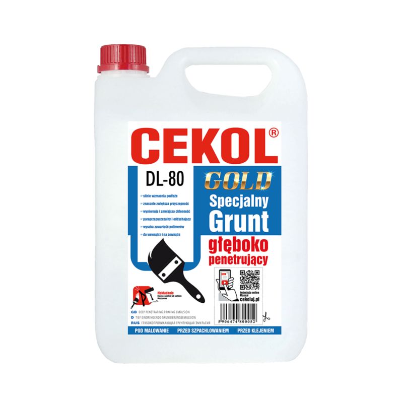 Grunt głęboko penetrujący Cekol DL-80 5 l