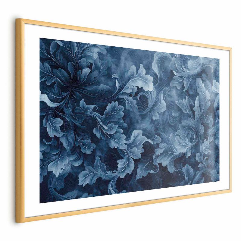 Plakat Artgeist Abstrakcyjne ornamenty 90x60 cm z ramą złotą 1 szt