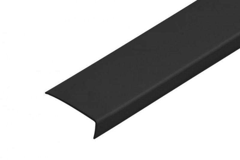 Kątownik Cezar 30x10x1,1mm 2,75m PVC Czarny RAL9005 1 szt.