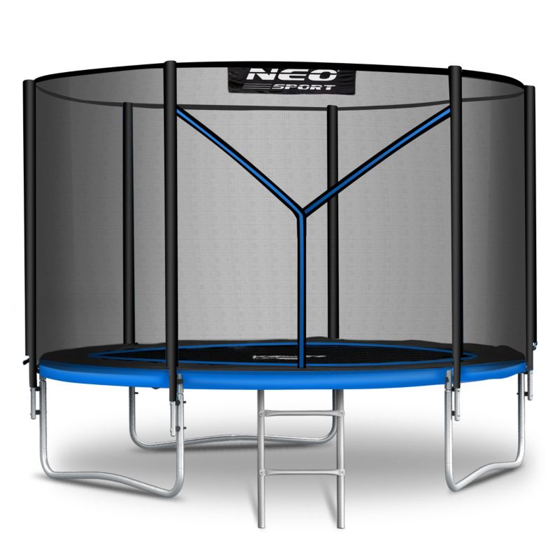 Trampolina ogrodowa Neo-Sport 252cm 8ft + drabinka + siatka zewnetrzna 1 szt.