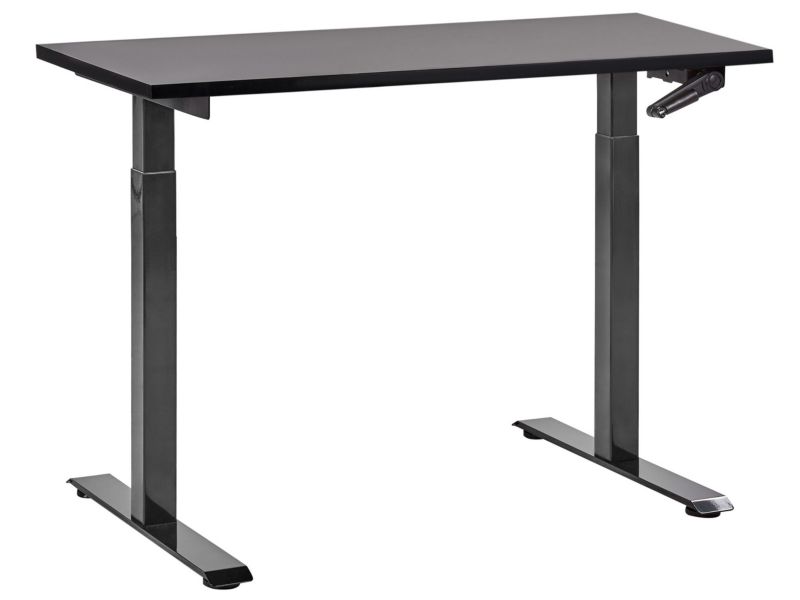 Biurko regulowane Manualny Czarny Destines 120 x 72 cm 1 szt.