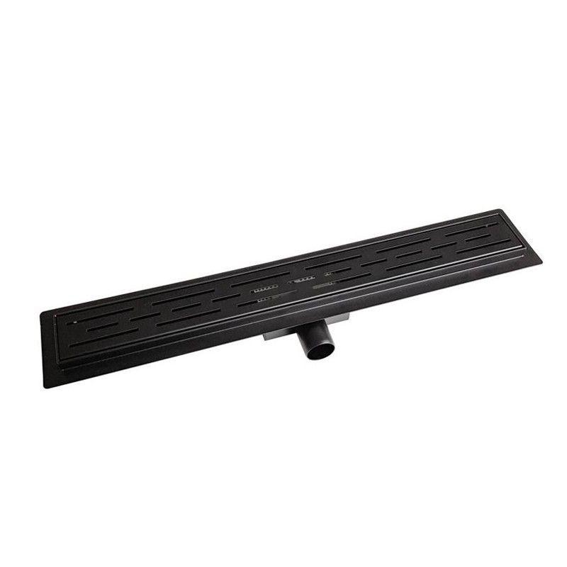 Odpływ liniowy prysznicowy BVT Black Matt Line Drain 60 cm metalowa pokrywa czarny mat 1 szt.