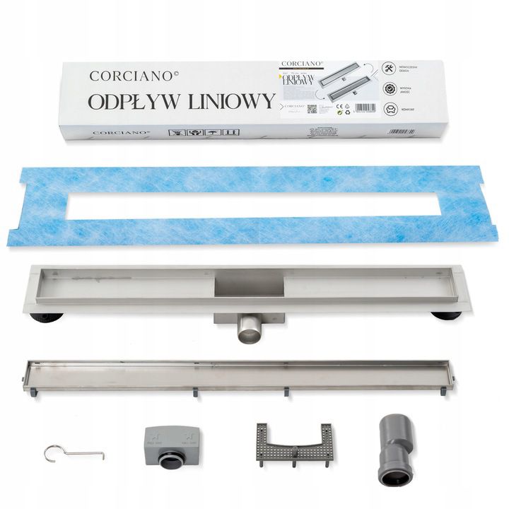Odpływ Liniowy Corciano 80cm niski 2w1 1szt.