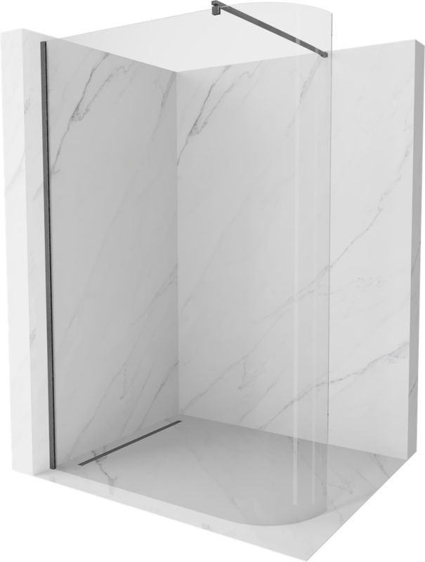 Ścianka prysznicowa Mexen Kioto gun gray 80x200 cm 800-080-101-66-06 1 szt.
