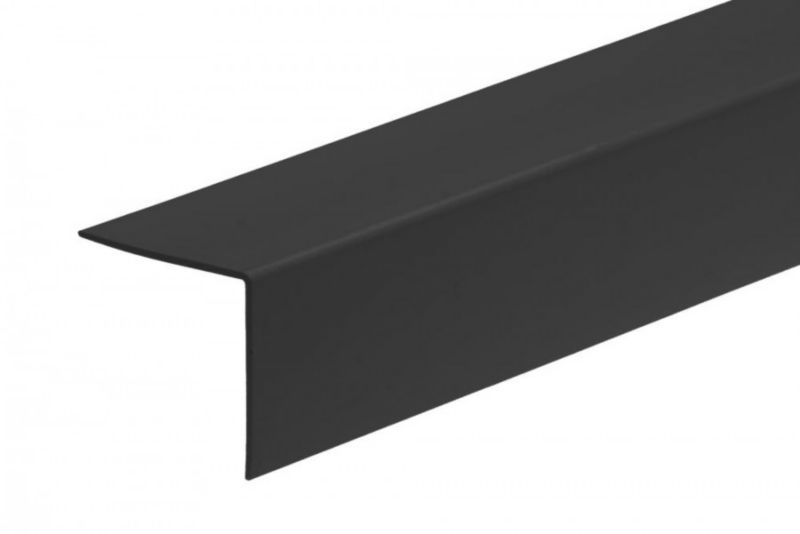 Kątownik Cezar 30x30x1,1mm 2,75m PVC Czarny RAL9005 1 szt.