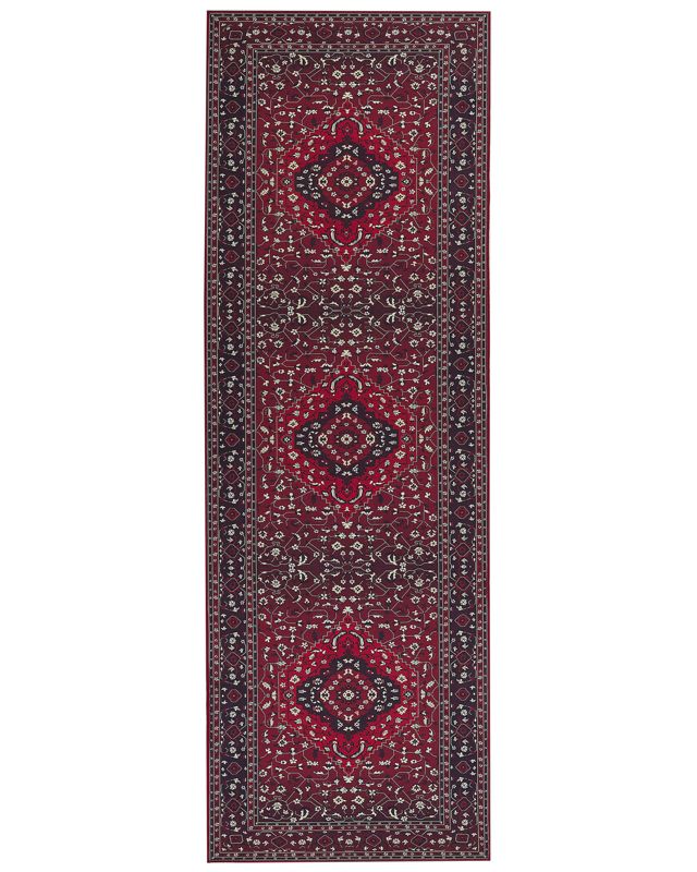 Dywan 80 x 240 cm czerwony Vadkadam 1 szt.