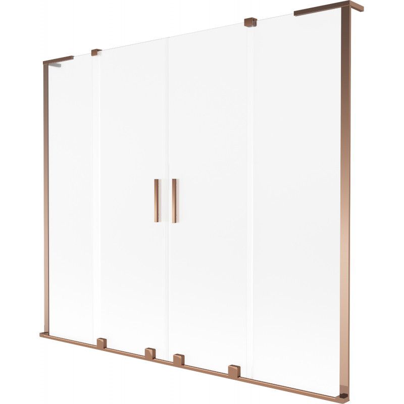 Parawan nawannowy uchylny Mexen Velar L różowe złoto 200 x 150 cm 1 szt.