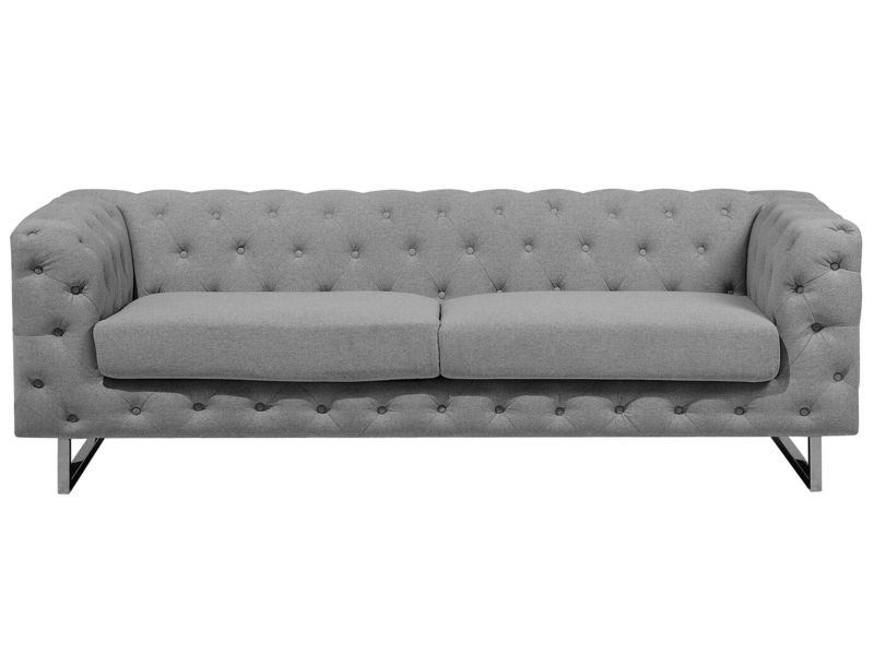 Sofa 3-osobowa szara Vissland 1 szt.