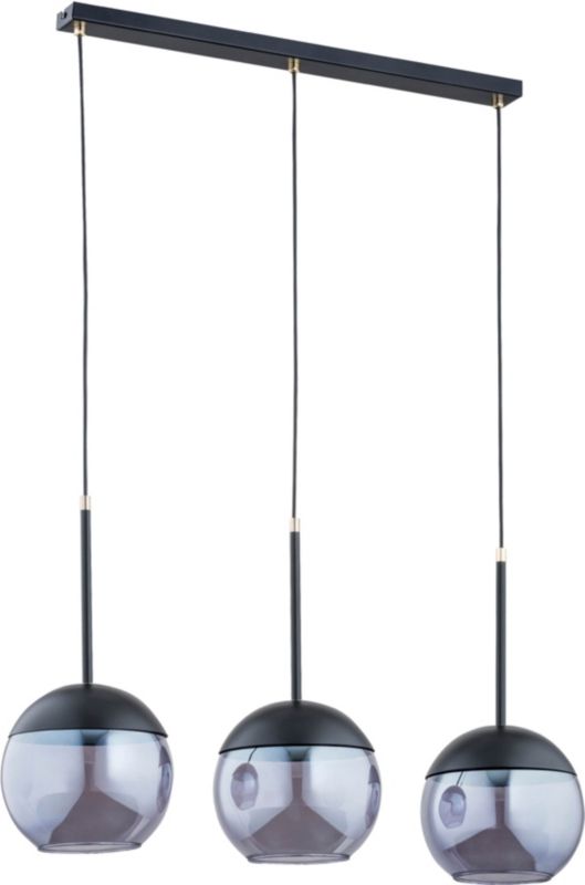 Lampa wisząca Volda 3-punktowa czarna