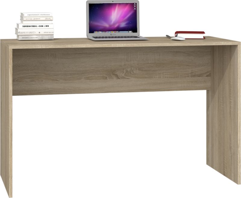 Biurko Topeshop Plus Dąb Sonoma 120x50x76 50x120x76 cm 1 szt.