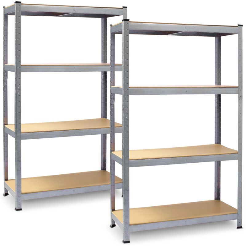 Regał magazynowy Plonos 174x80x40cm metalowy 4 półki 150 kg 2 szt.