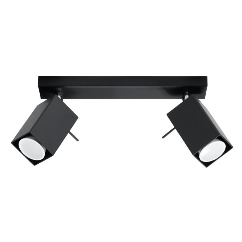 Plafon Sollux Lighting MERIDA 2 czarny 1 szt.