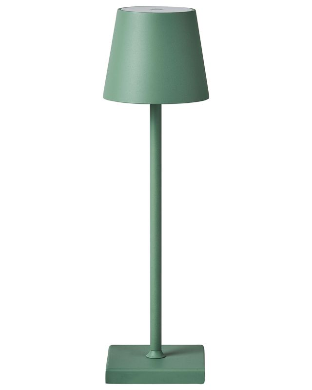 Bezprzewodowa lampa stołowa LED Baceiro Ze ściemniaczem Metal Zielony 1 szt.