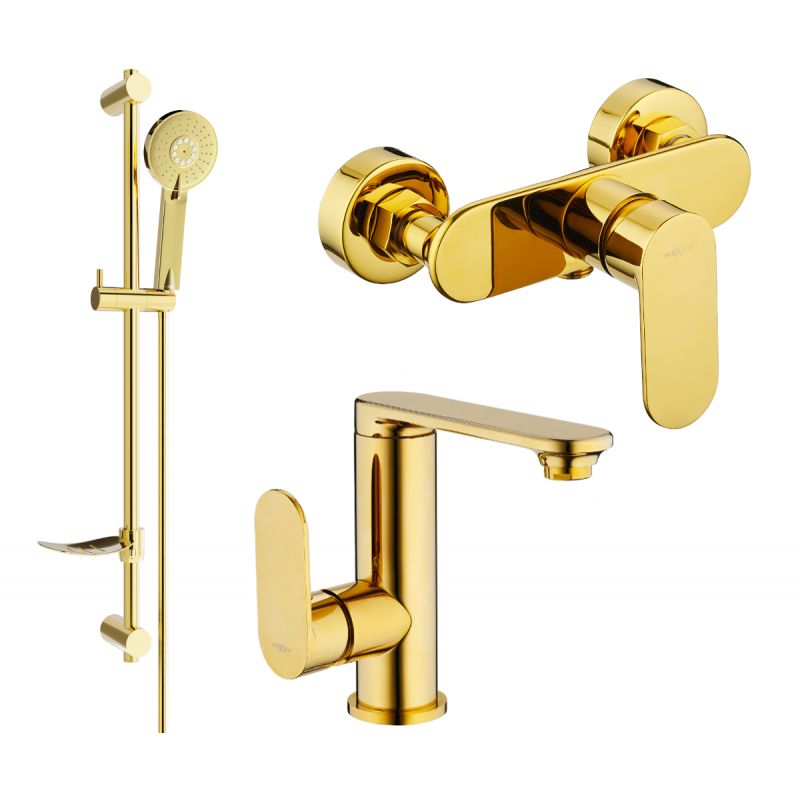 Zestaw prysznicowy Mexen Milo złoty 713054DF40-50 1 szt.