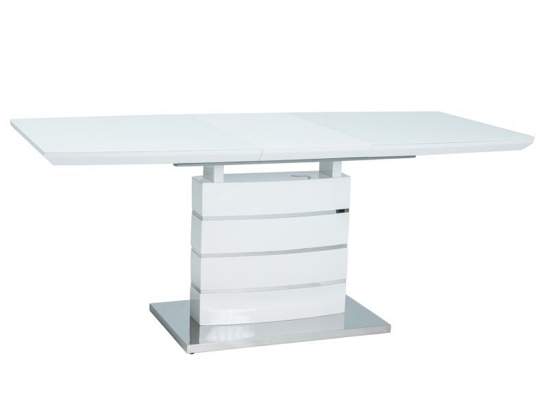 Stół Signal LEONARDO 140(180)x80 biały lakier rozkładany 1 szt