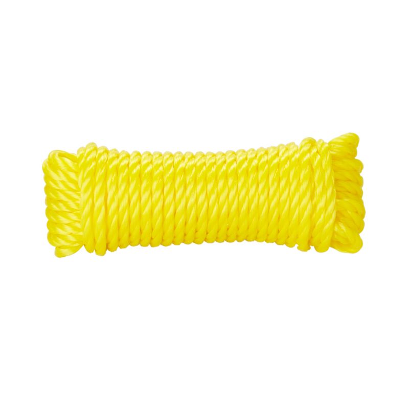 Sznur do bielizny 4 mm x 10 m żółty