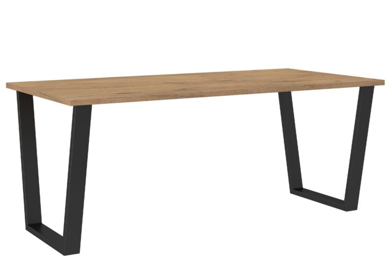 Stół loftowy do salonu Bonni Cezar 185x90 Dąb Lancelot 1 szt.