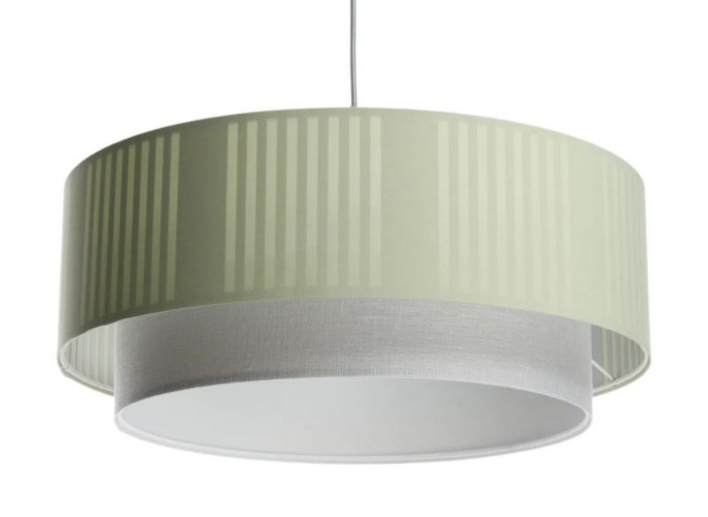 Lampa Bps Koncept wisząca DUO LAMI LINE 40x16 zielona/kremowa 1 szt