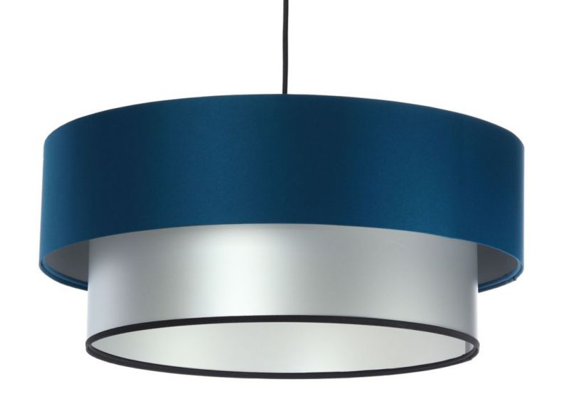 Lampa Bps Koncept wisząca DOUBLE BLUE 40 granatowa/srebrna 1 szt