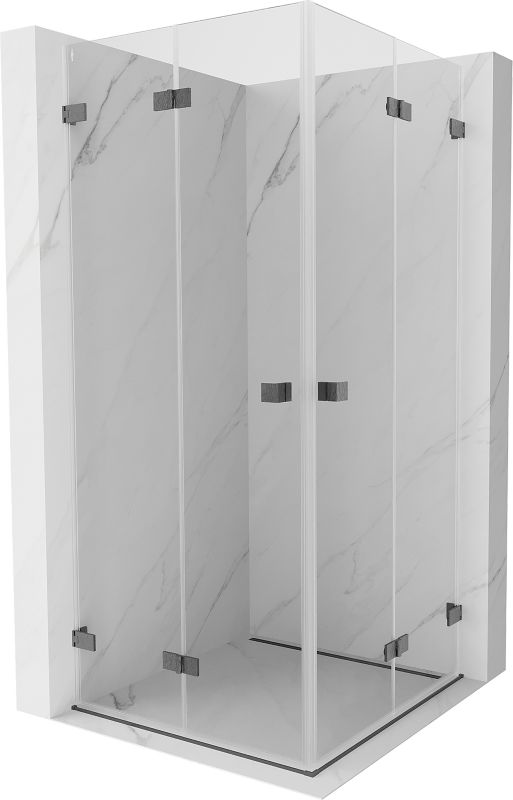 Kabina prysznicowa składana Mexen Lunar-F gun gray 70x70 cm 1 szt.