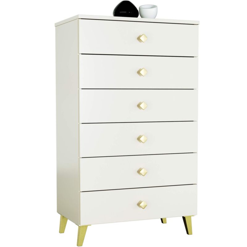 Komoda Akord Mobi Kaszmir 60 cm 6 szuflad kolor Kaszmir mat 60x37x104 cm 1 szt.