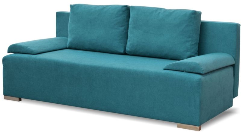 Rozkładana sofa ze sprężynami bonell Bonni Eufori Plus Niebieska 1 szt.