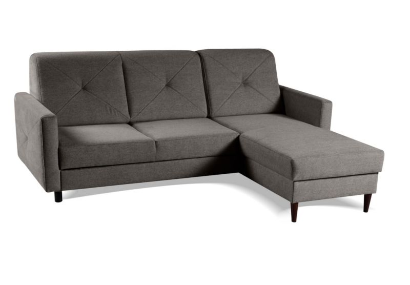 Narożnik Bettso Nordic 217x162 cm z funkcją spania ciemny szary 1szt.