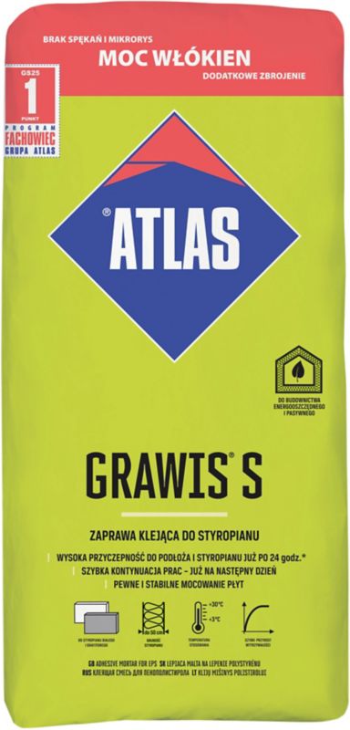 Klej do styropianu Atlas Grawis S 25 kg