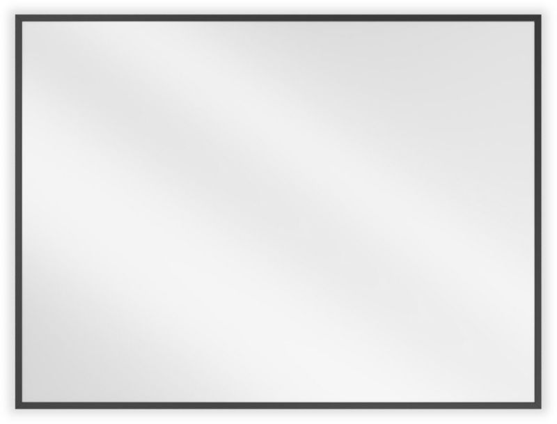 Lustro łazienkowe prostokątne Mexen Loft czarne 80 x 60 cm 1 szt.