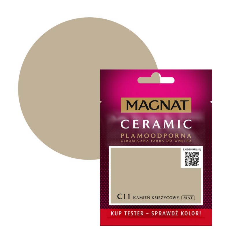 Tester farby Magnat Ceramic C11 kamień księżycowy 0,03 l