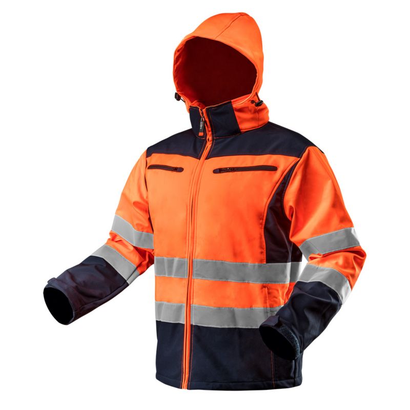 Kurtka softshell NEO TOOLS o intensywnej widzialności rozm. XXXL pomarańczowa 1 szt.