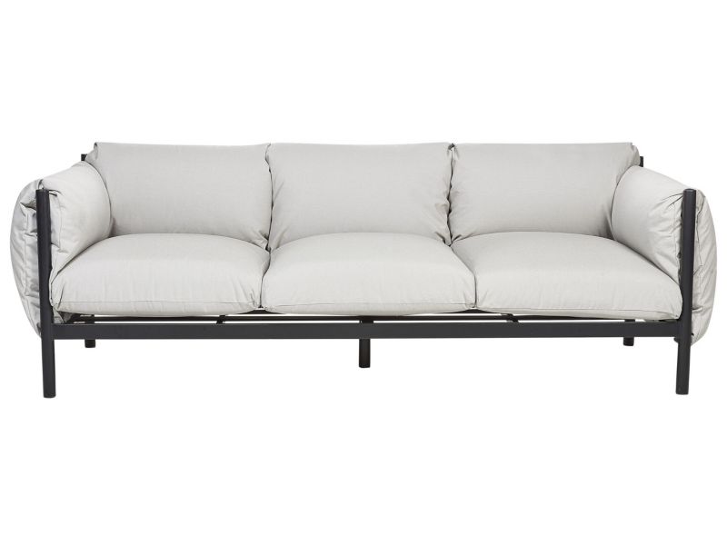 Sofa trzyosobowa Esperia Metal Szary 1 szt.