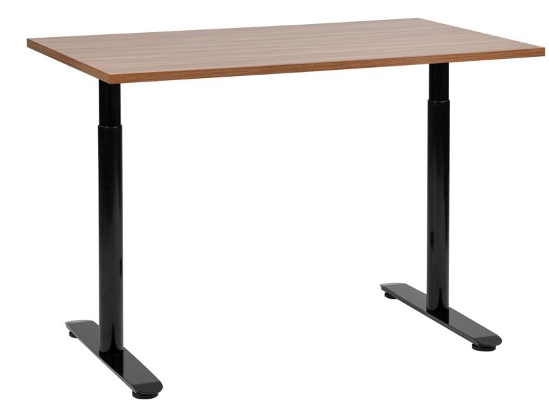 Biurko regulowane Manualny Ciemne drewno Destinas 120 x 72 cm 1 szt.