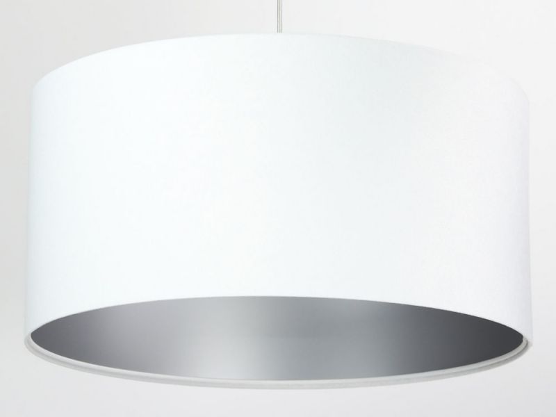Lampa Bps Koncept wisząca HOME 60 biała/srebrna 1 szt