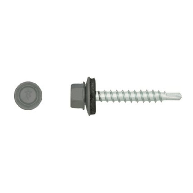 Wkręty samowiercące Diall 4,8 x 35 mm szare 20 szt.