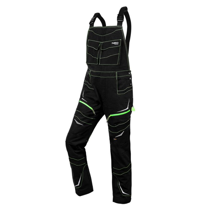 Ogrodniczki robocze unisex NEO TOOLS M czarne 1 szt.