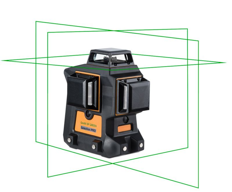 Zielony laser Geo6X Green SP Li-Ion 3D geo-Fennel krzyżowy płaszczyznowy 3 x 360 1 szt.