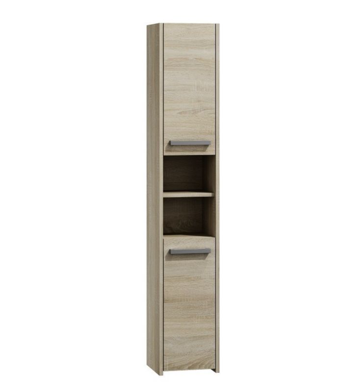 Szafka Łazienkowa Topeshop Regał Słupek S30 Dąb Sonoma 30x30x170 cm 1 szt.